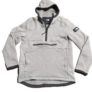 The North Face Be-Layed Back Anorak Hoodie Pullover Jacket Light Gray Men's L